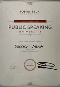 Tobias Beck Public Speaking University
